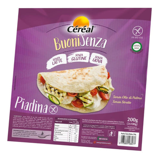 CEREAL BuoniSenza Piadina 2x100g