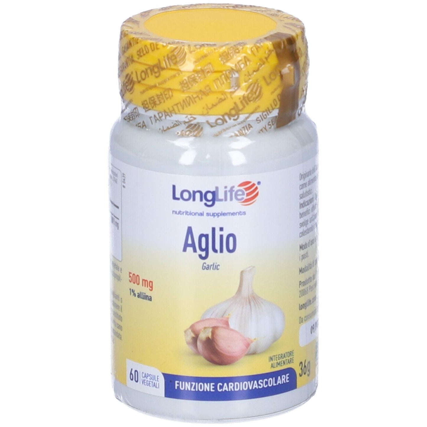 935518581 - LONGLIFE AGLIO 60CPS VEG