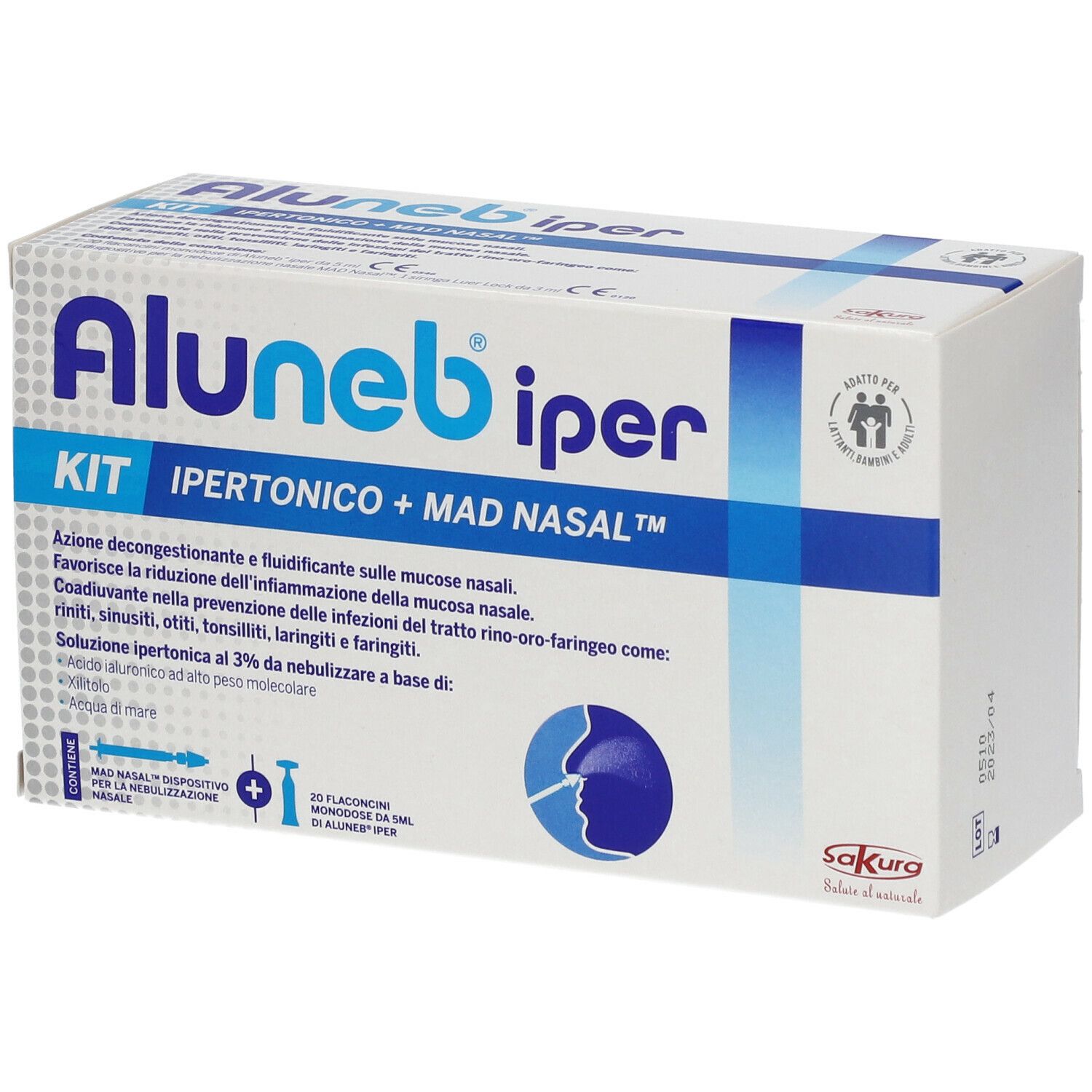 ALUNEB KIT IPER 20FL+MAD NASAL