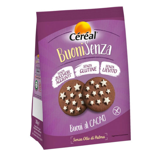 CEREAL BuoniSenza Biscotti Buoni al Cacao 200g