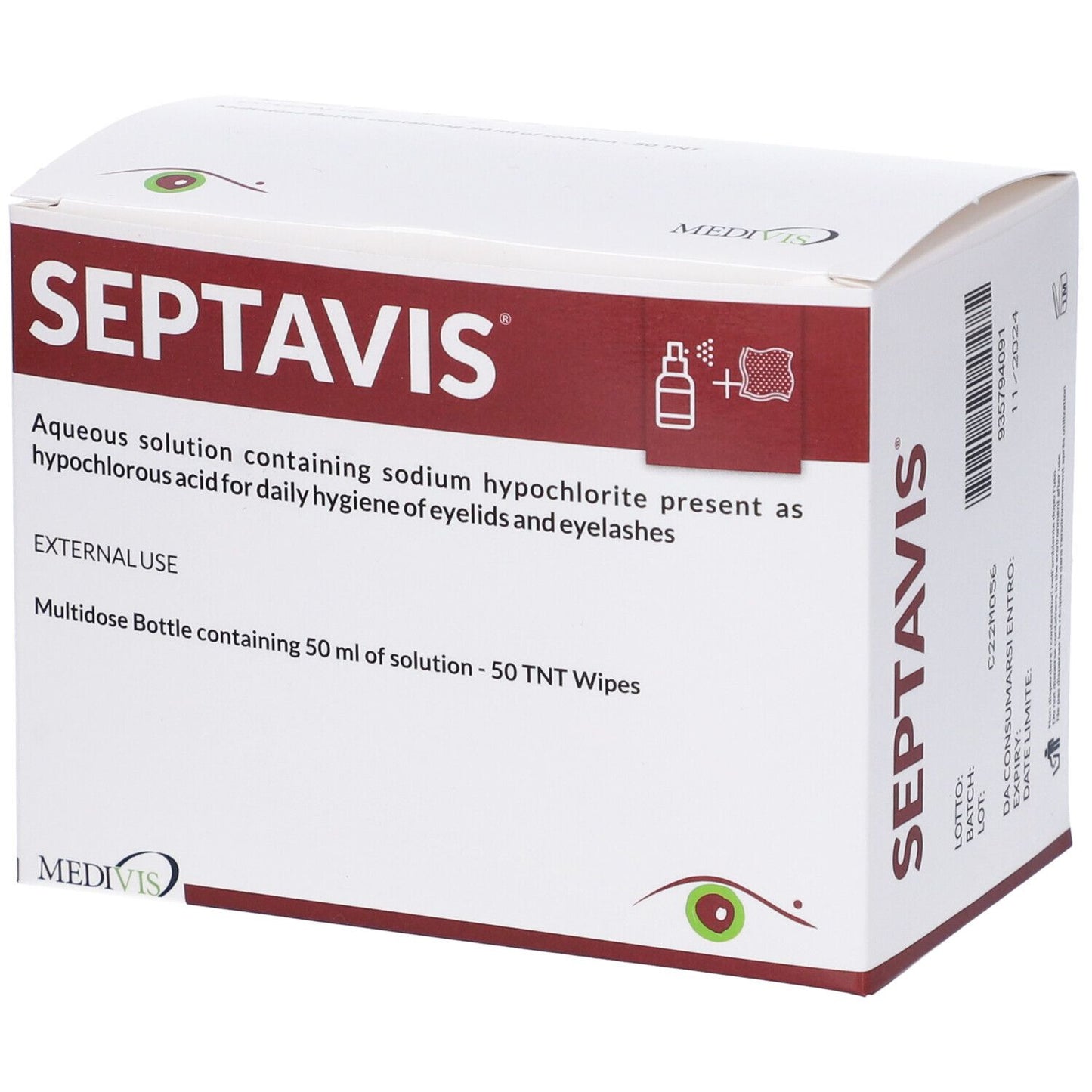 935794091 - SEPTAVIS 50ML+50 GARZE TNT STE