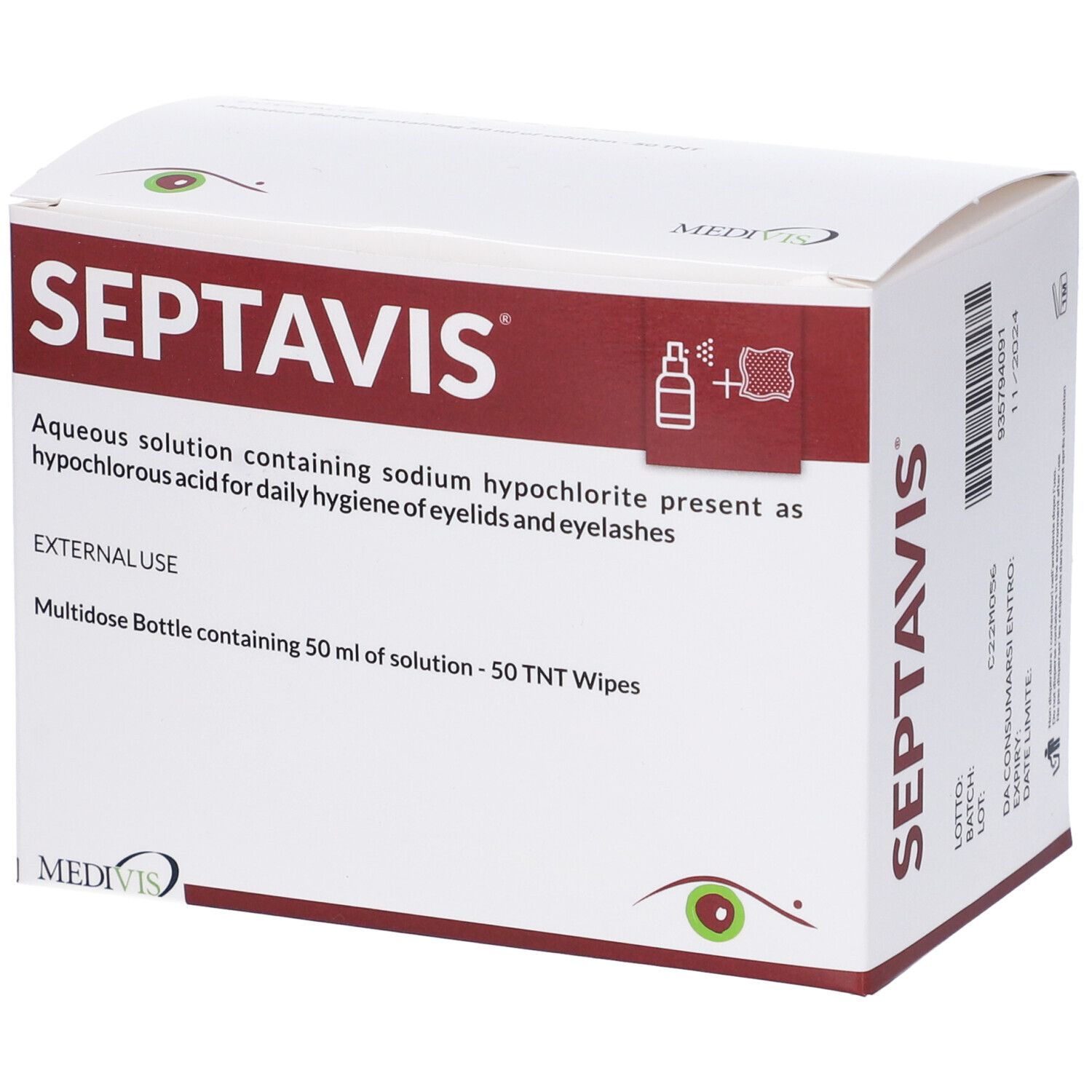 935794091 - SEPTAVIS 50ML+50 GARZE TNT STE