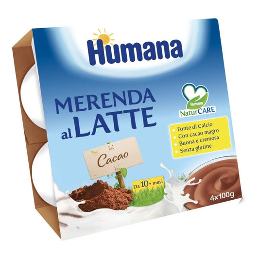 HUMANA Merenda Latte Cioccolato 4x100g