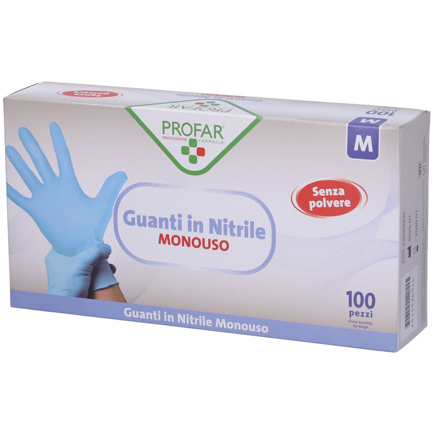 PROFAR GUANTO NITR S/POLVERE M