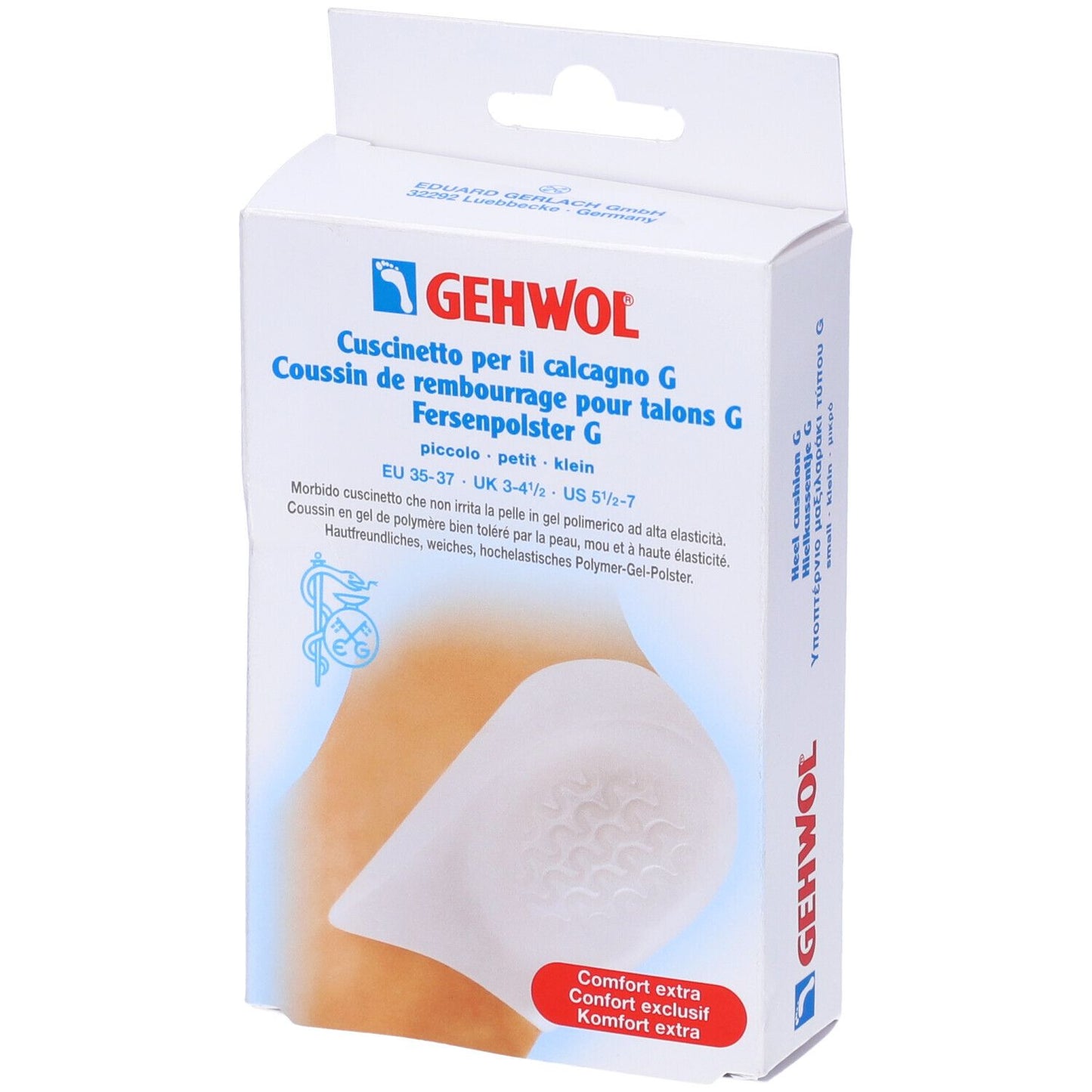 GEHWOL Cuscinetto Calcagno S 2pz