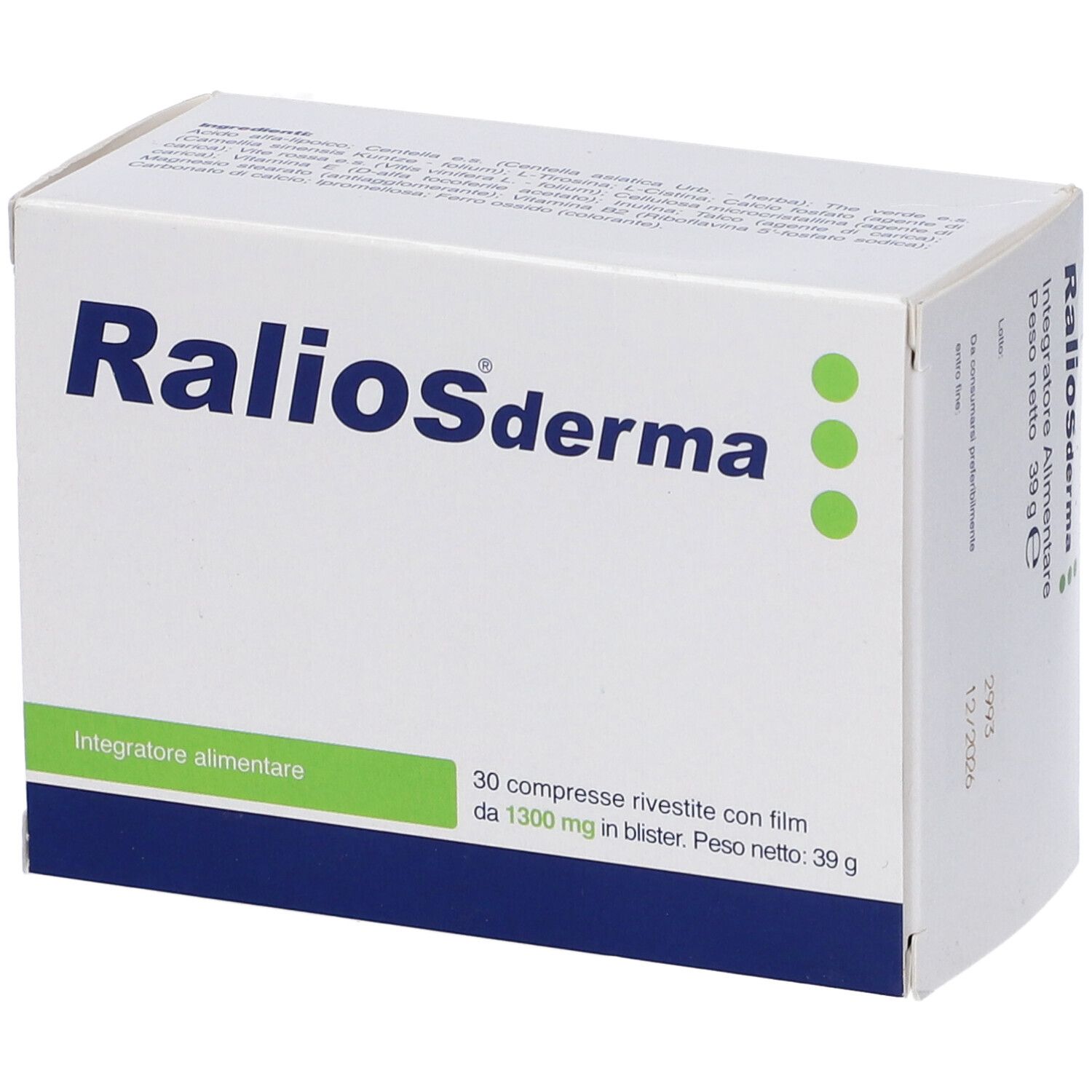 938293457 - RALIOS DERMA 30CPR