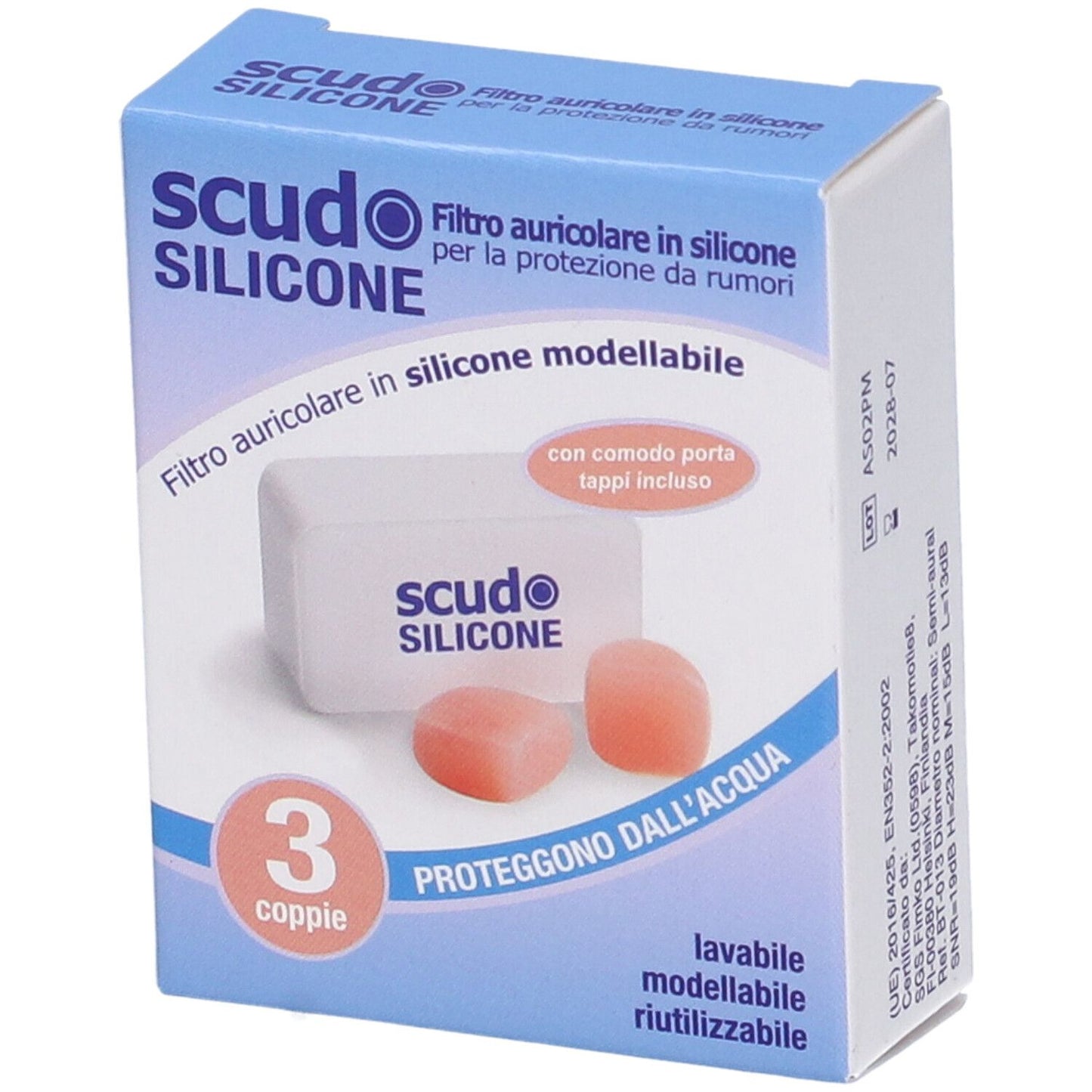 938924673 - EARPLUG SCUDO SIL 3COPPIE 6PZ