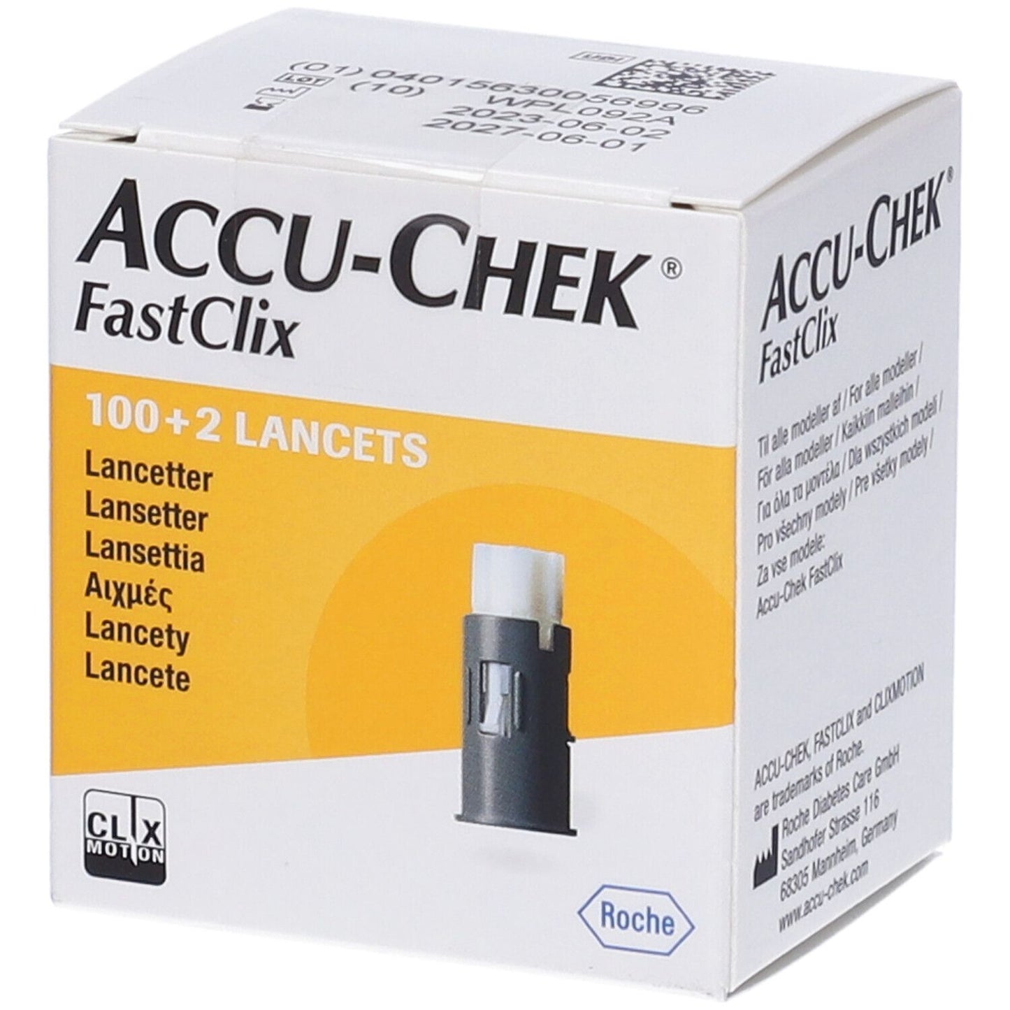 ACCU-CHEK FASTCLIX 100+2LANC