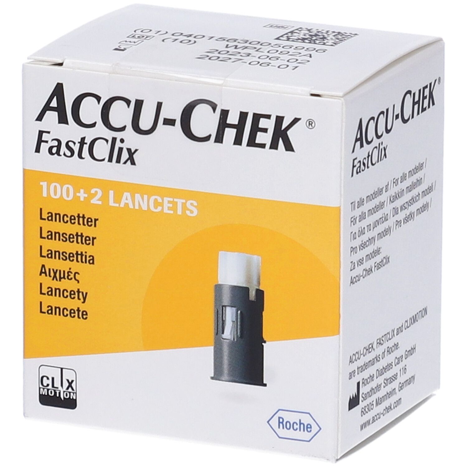 ACCU-CHEK FASTCLIX 100+2LANC