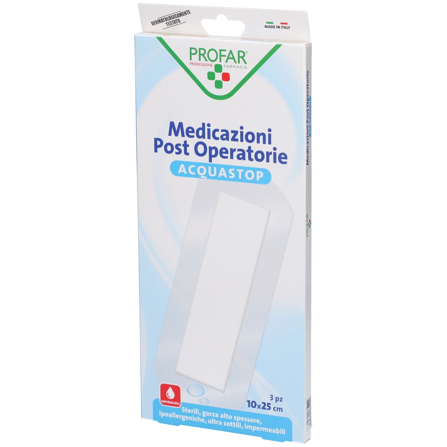 PROFAR MED ACQUASTOP 10X25 3PZ