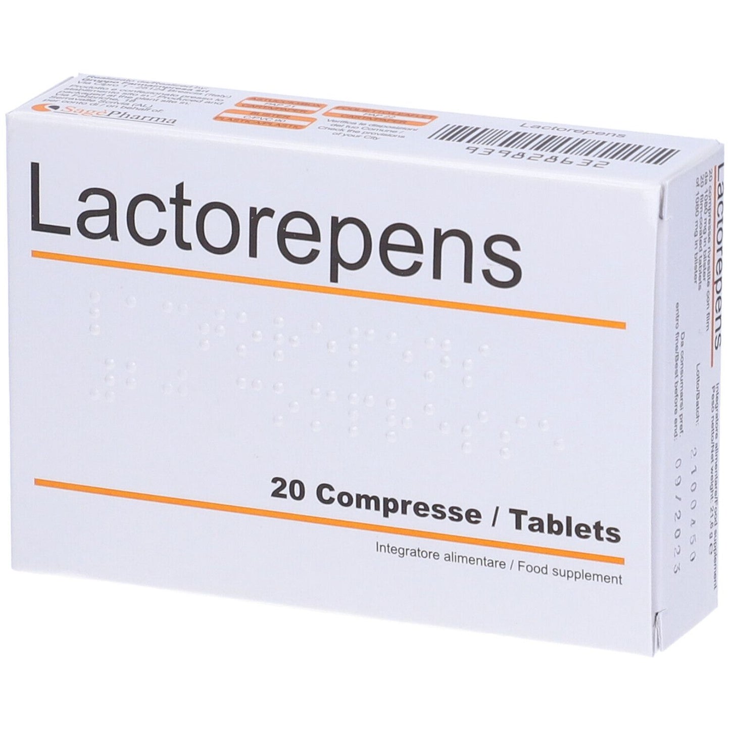 LACTOREPENS INT 20CPR 10G