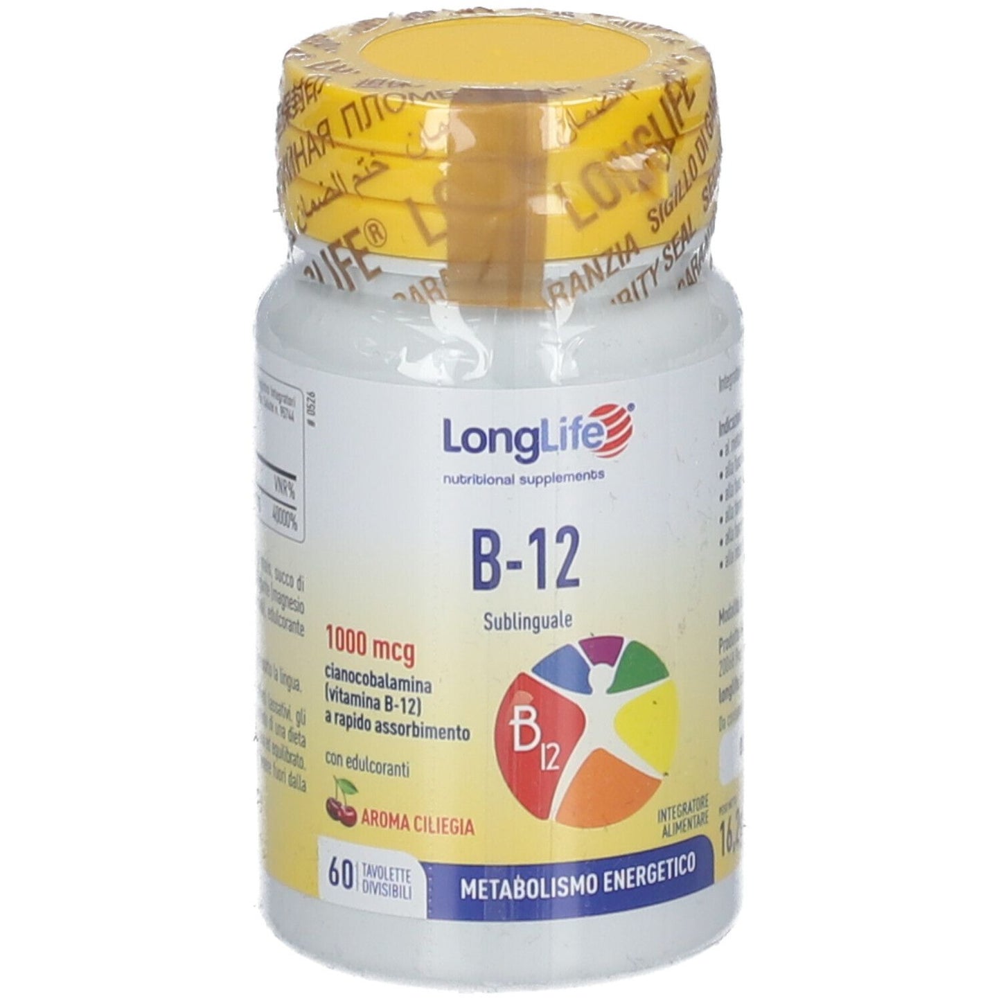 941181568 - LONGLIFE B12 1000MCG 60TAV
