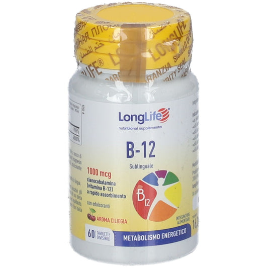 941181568 - LONGLIFE B12 1000MCG 60TAV