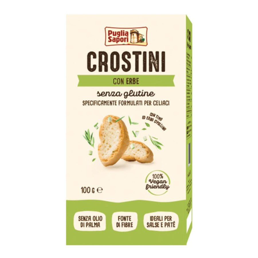 PUGLIA SAPORI Crostini Erbe 100g