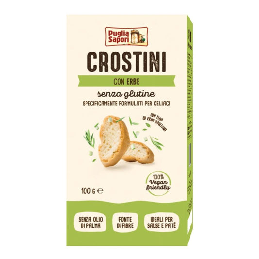 PUGLIA SAPORI Crostini Erbe 100g
