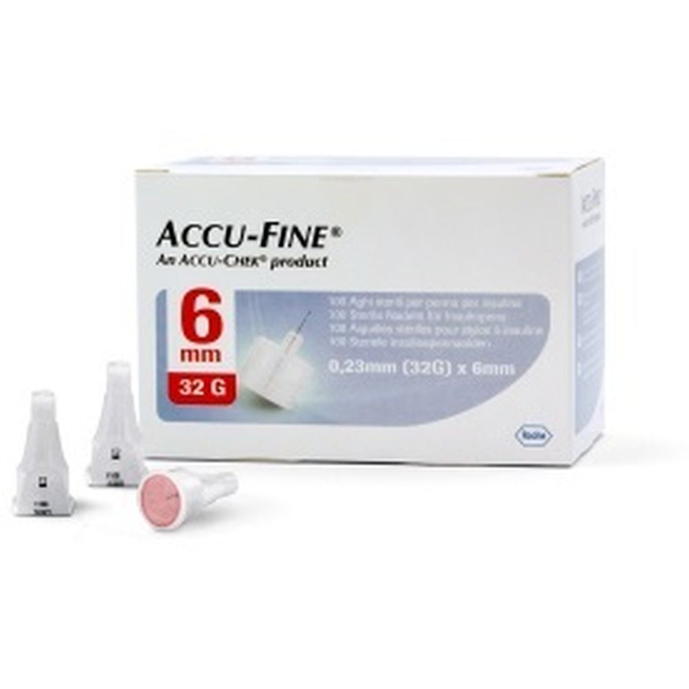 ACCUFINE Ago Insulina 32g  6mm 100pz