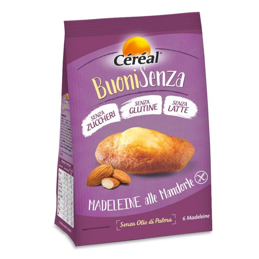 CEREAL BuoniSenza Madeleine alle Mandorle 6x30g