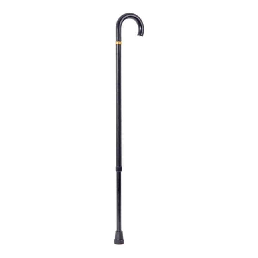 SAFETY Bastone Legno Manico Curvo
