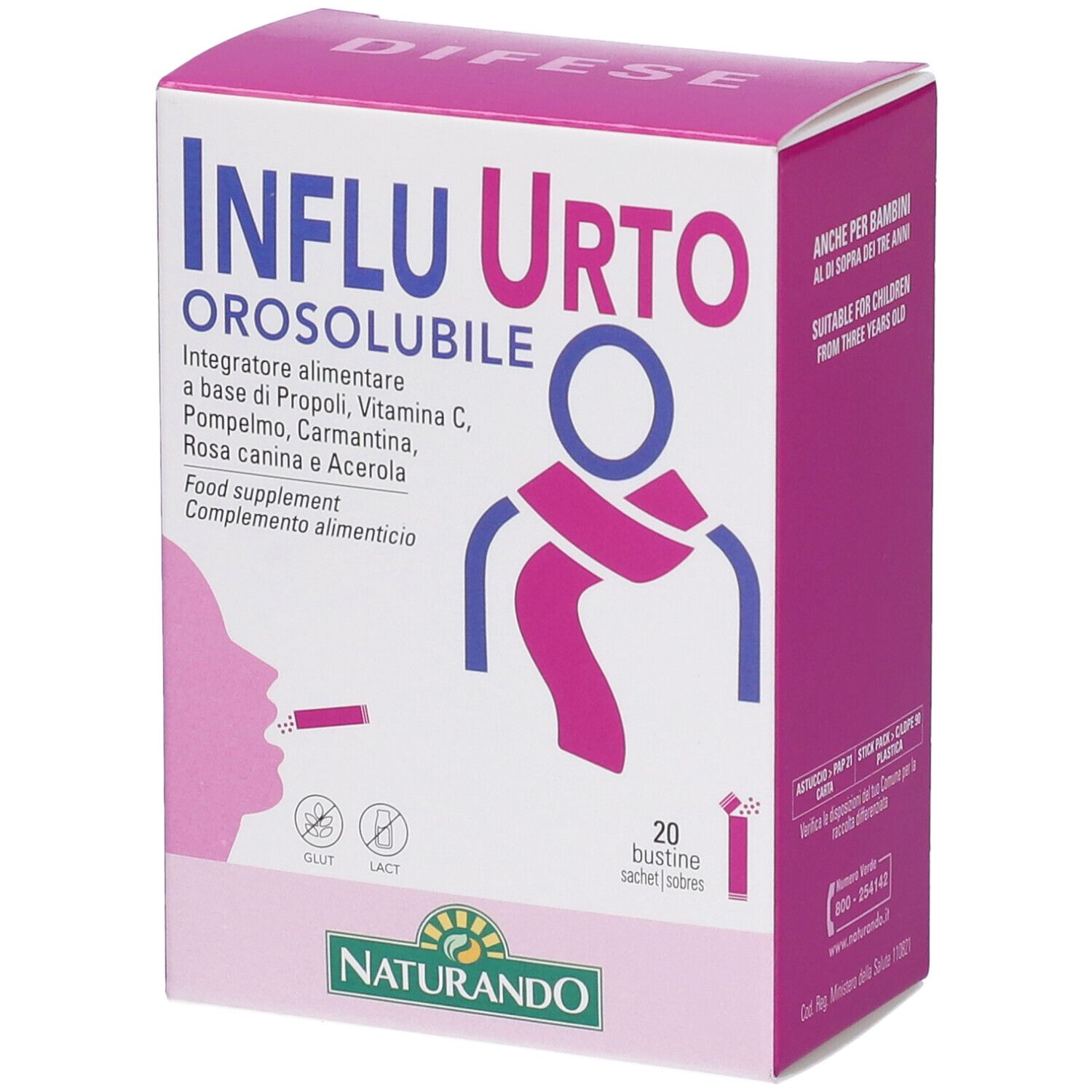INFLU URTO OROSOLUBILE 20BUST