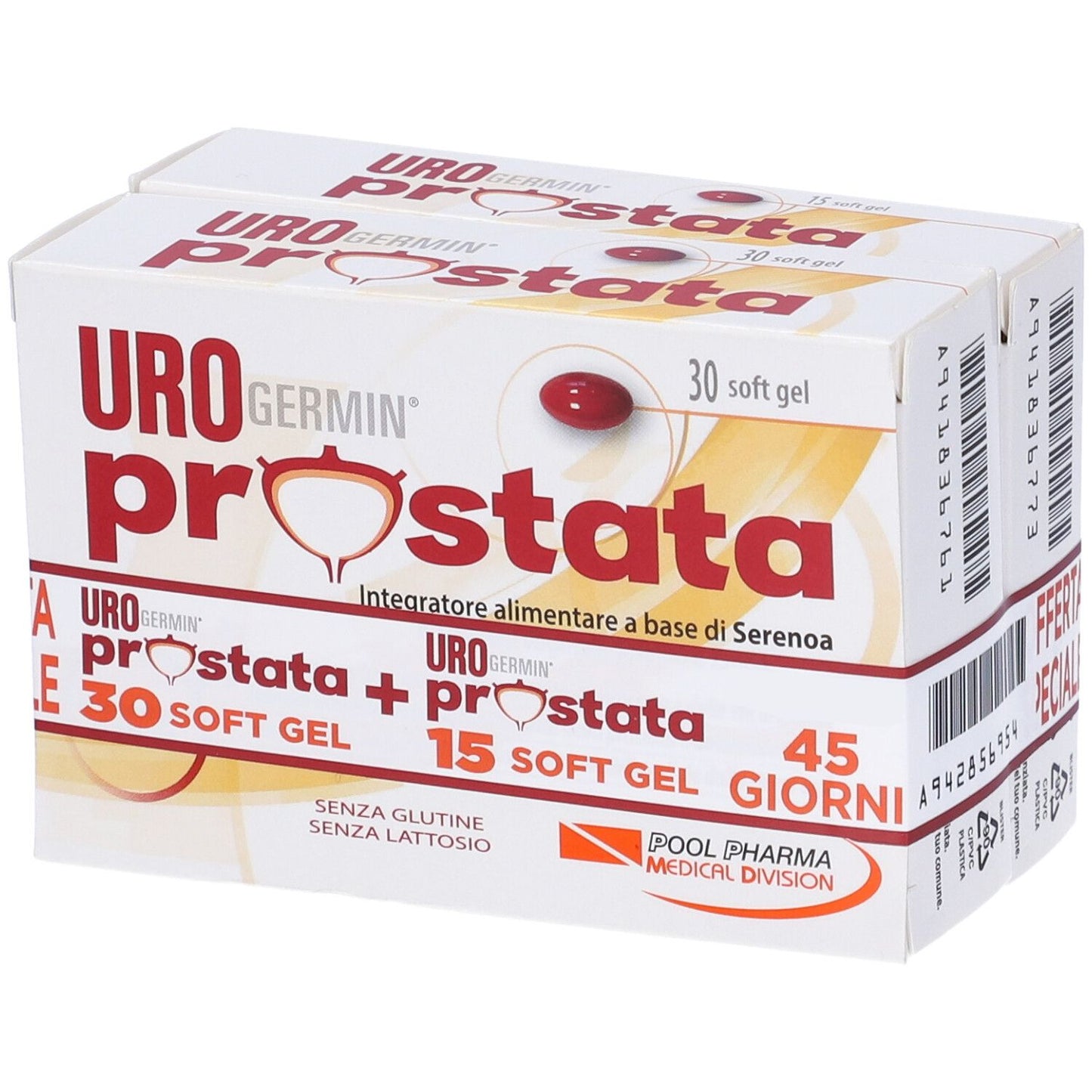 UROGERMIN PROSTATA 30+15SOFTGE