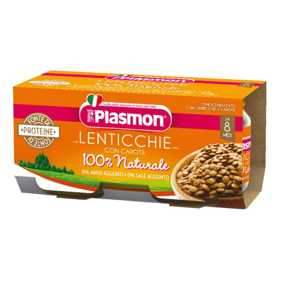 PLASMON Omog.Lenticchie 2x80g