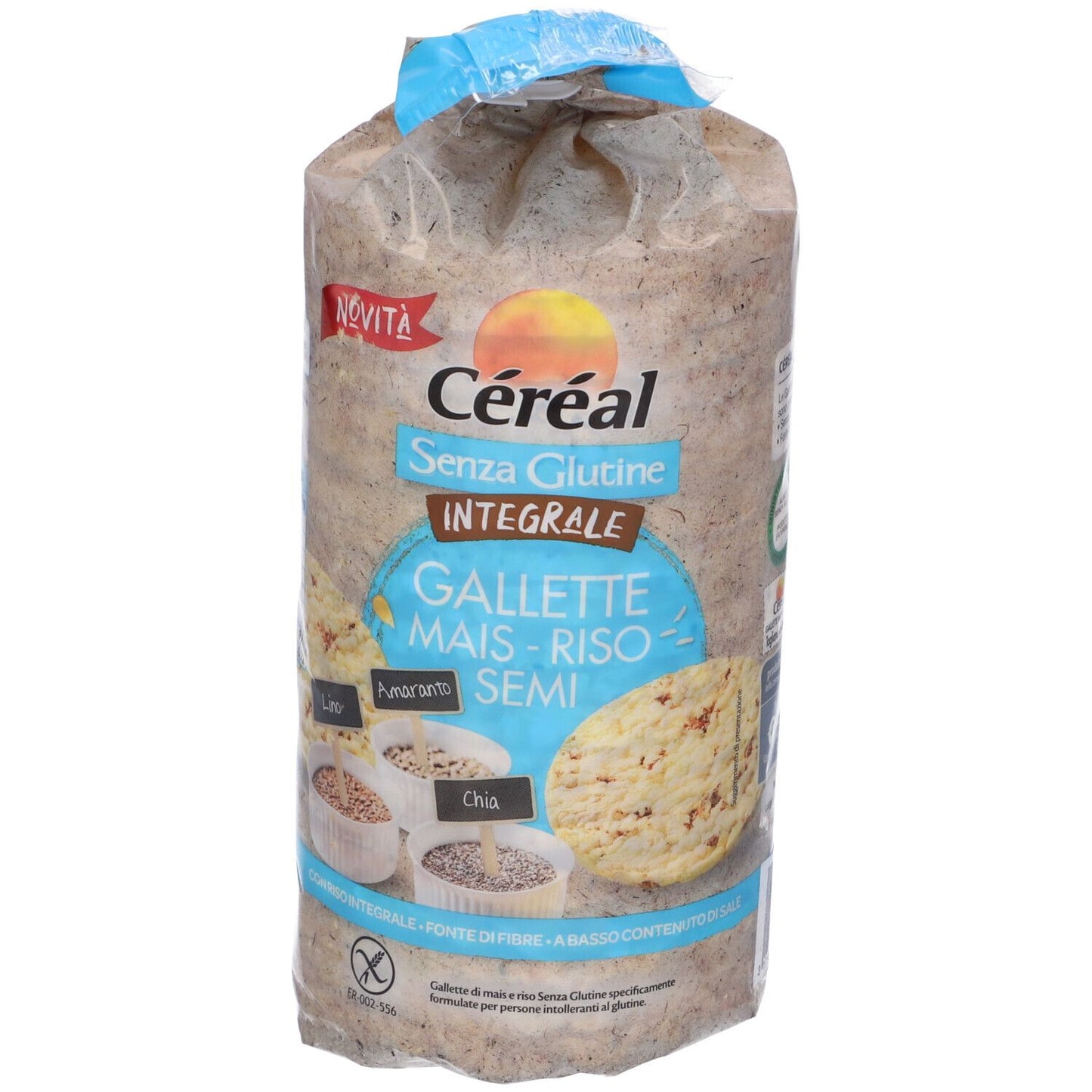 CEREAL Gallette Integrali Mais Riso e Semi 115g