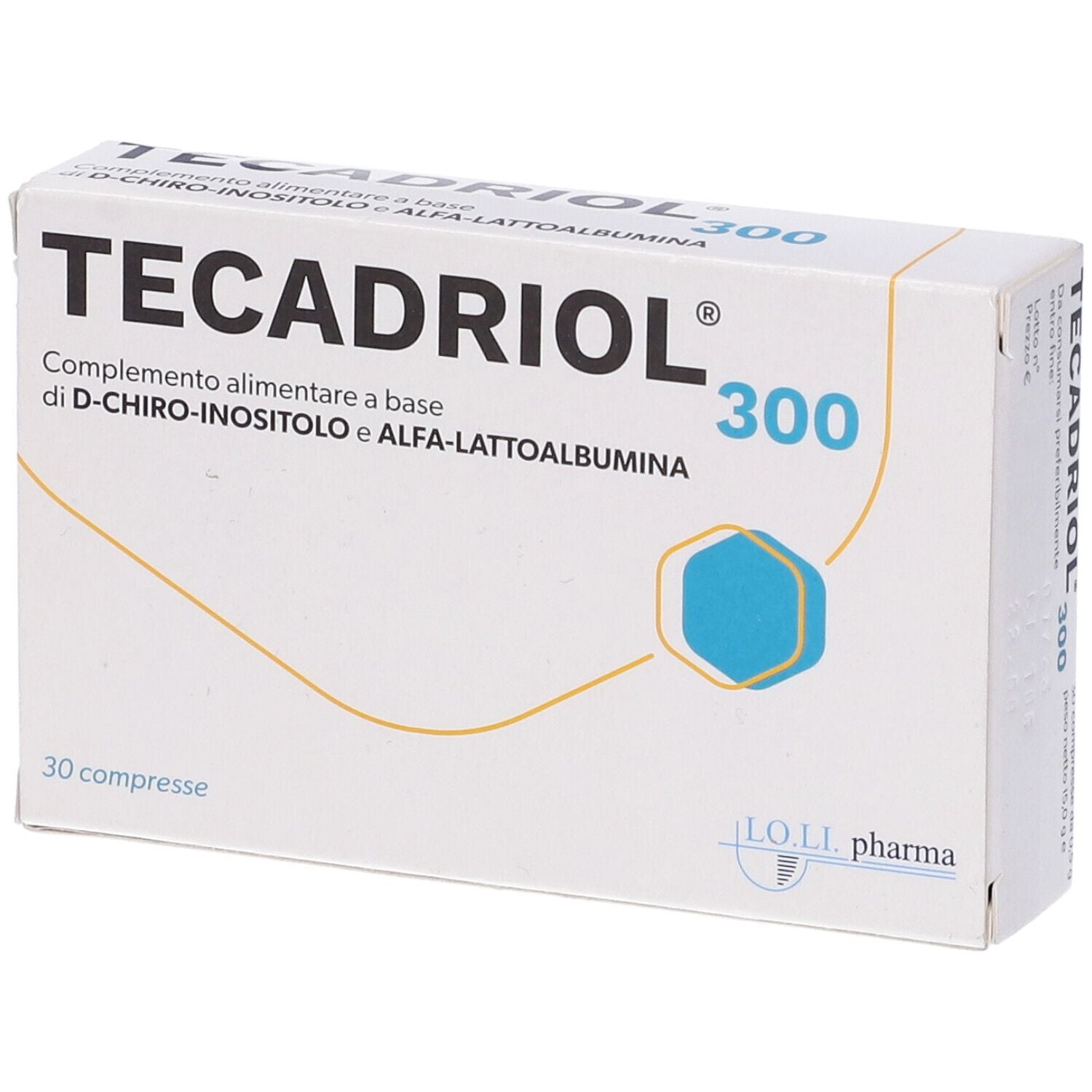 TECADRIOL 300 INT 30CPR 15G