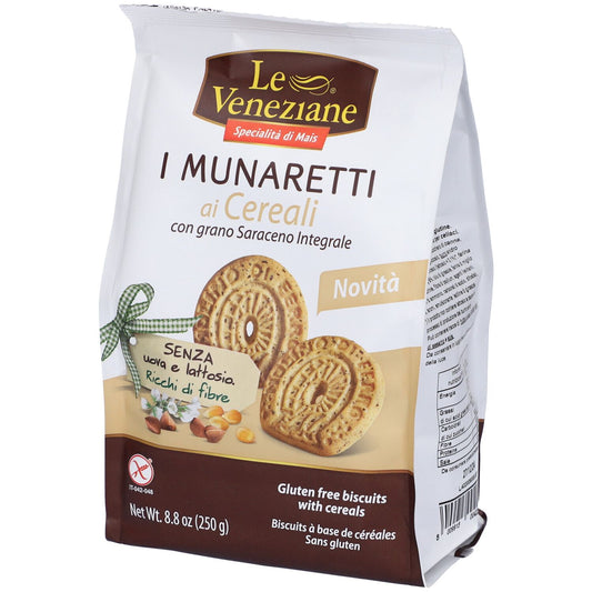 LE VENEZIANE Biscotti I Munaretti ai Cereali 250g