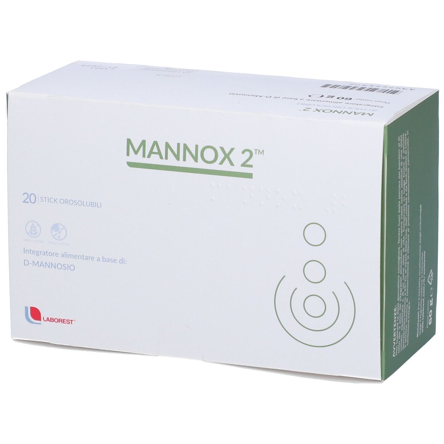 947455972 - MANNOX 2TM 20STICK OROSOLUBILI