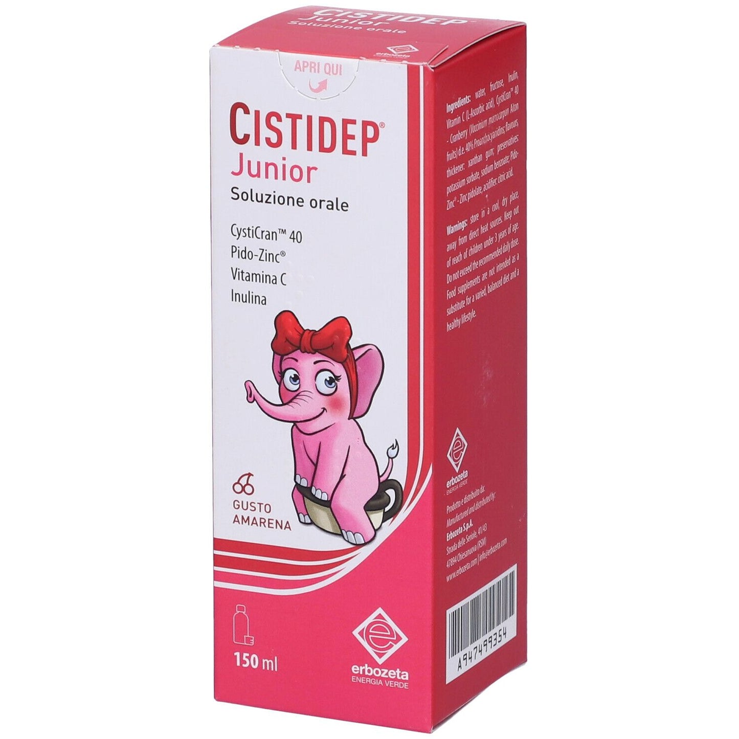 947499354 - CISTIDEP JUNIOR SOL ORALE150ML