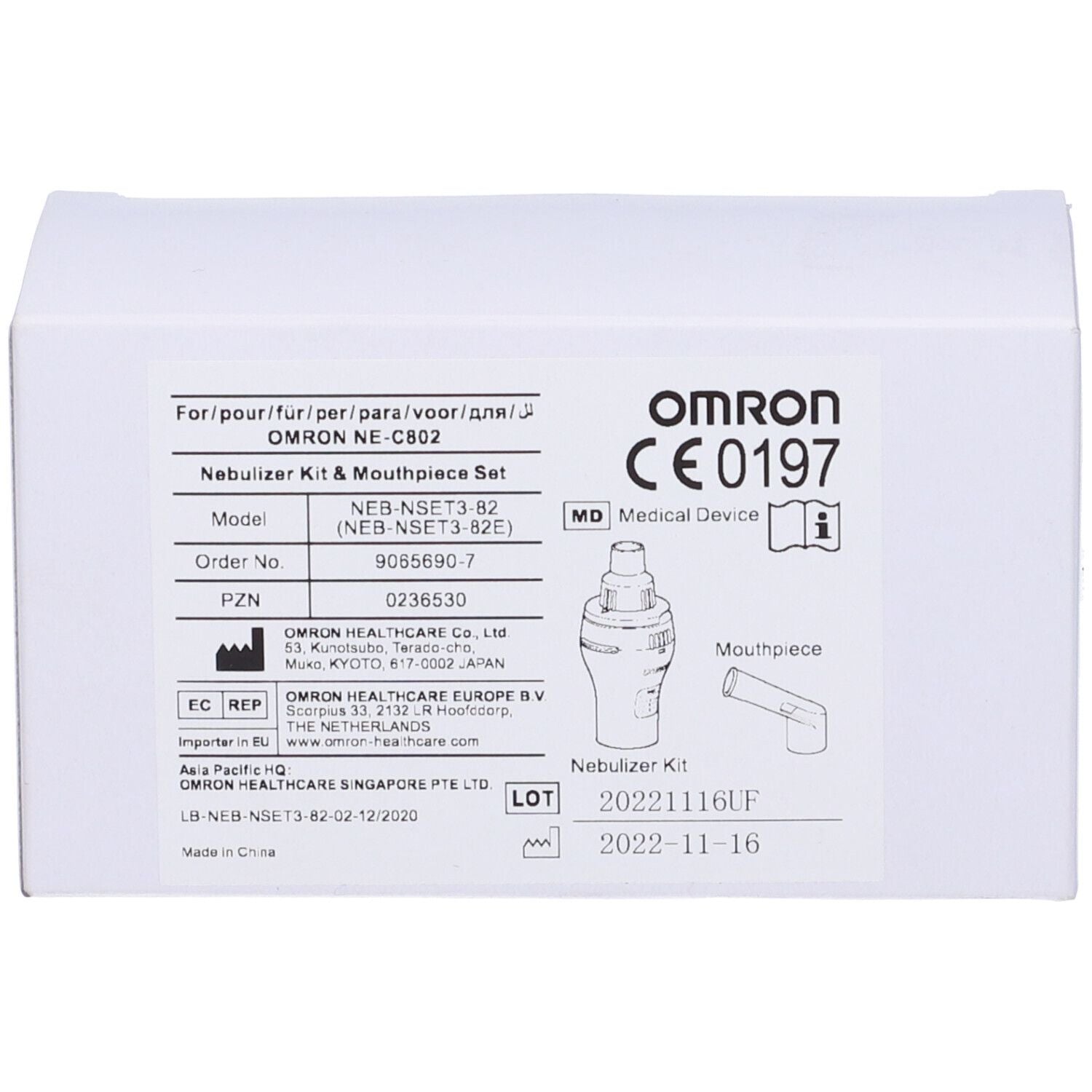 OMRON KIT NEBUL COMP AIR C802