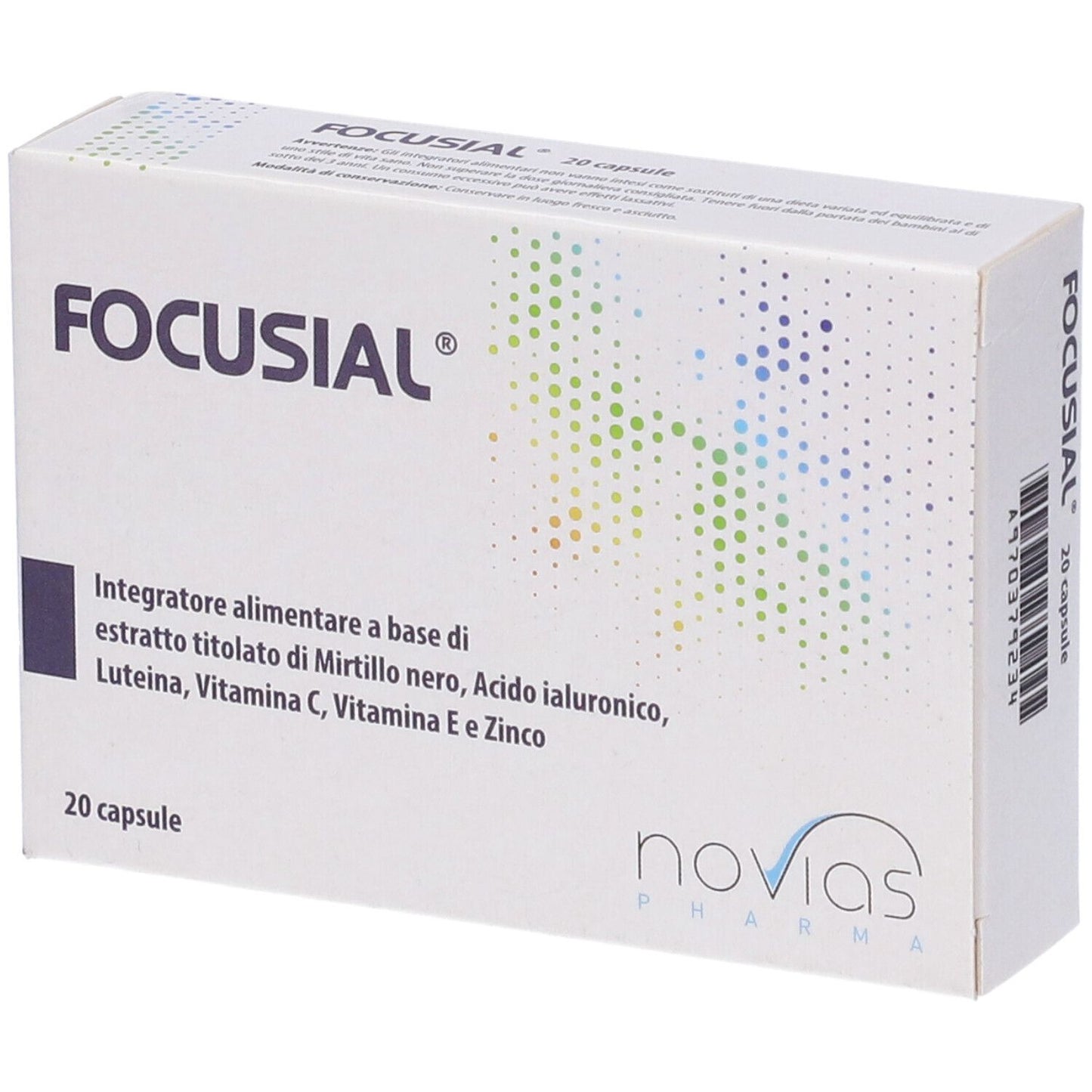 FOCUSIAL 20CPS 596MG