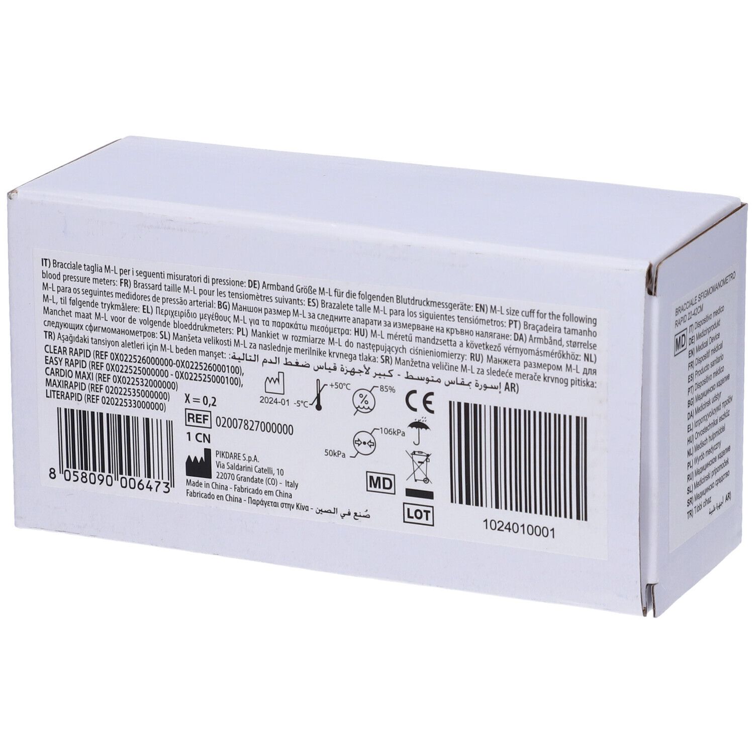 970448890 - PIC BRACCIALE MISUR PRES 22-42
