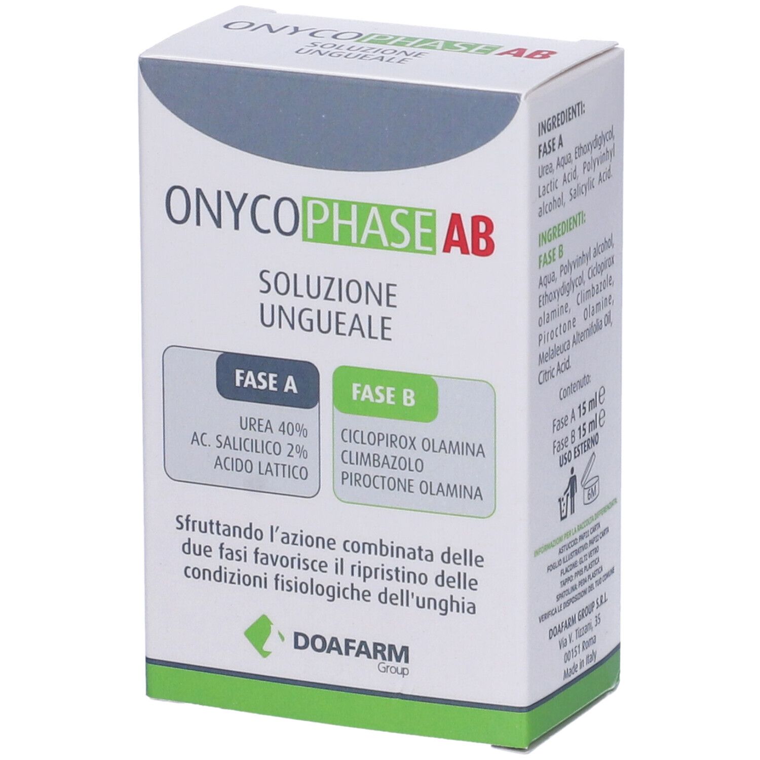 ONYCOPHASE SOL UNGUEALE 15+15ML