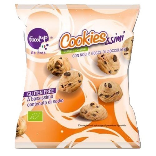 FOODUP Cookiessimi Noci e Gocce Cioccolato 50g