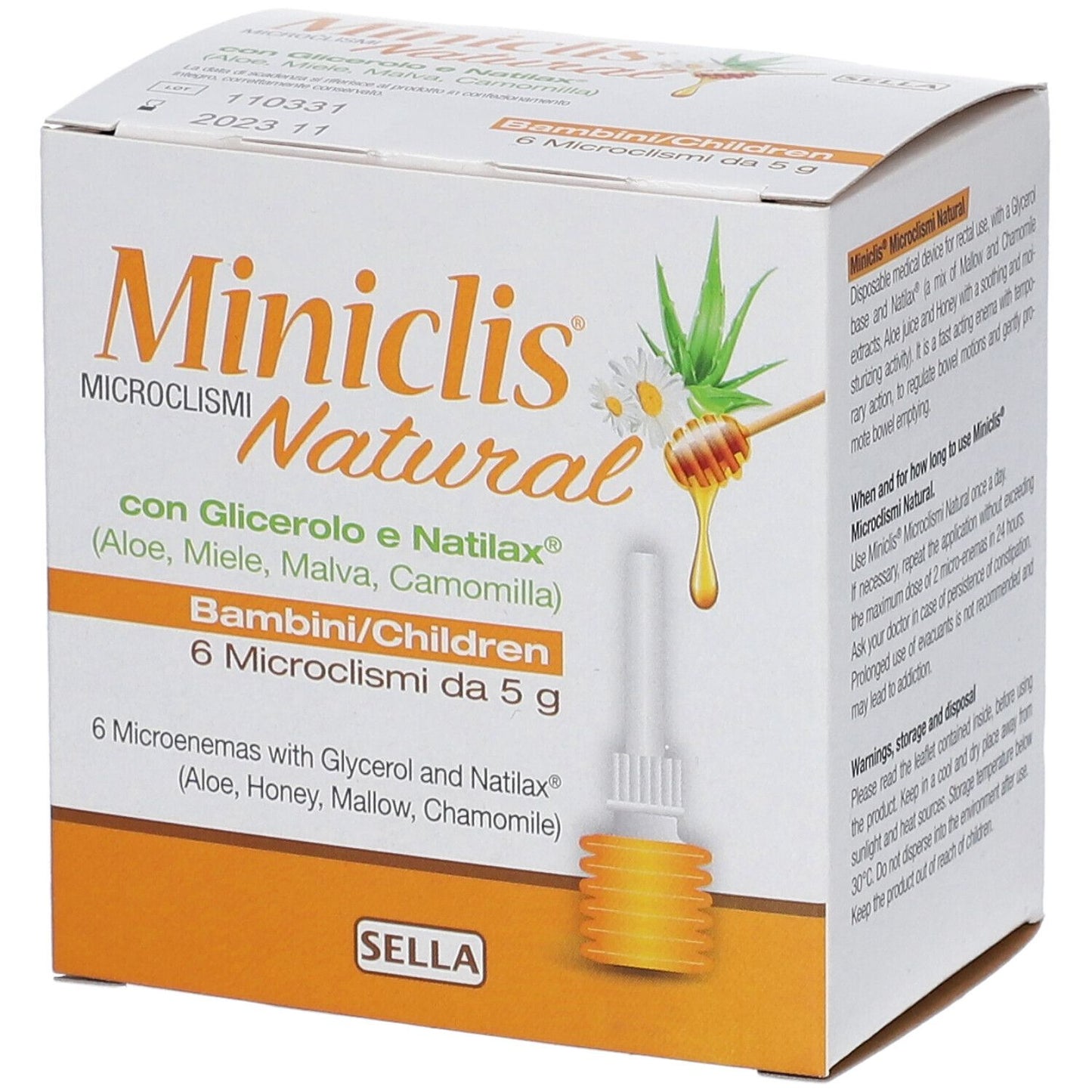 MINICLIS NATURAL MD BB 6PZ