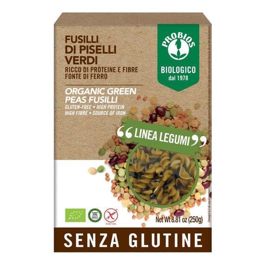 PROBIOS Fusilli 100% di Piselli Verdi 250g