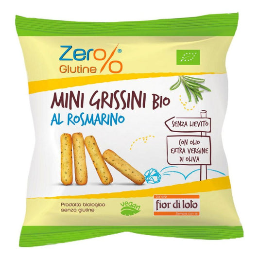 FIOR DI LOTO Mini-Grissini Rosm.Bio 30g