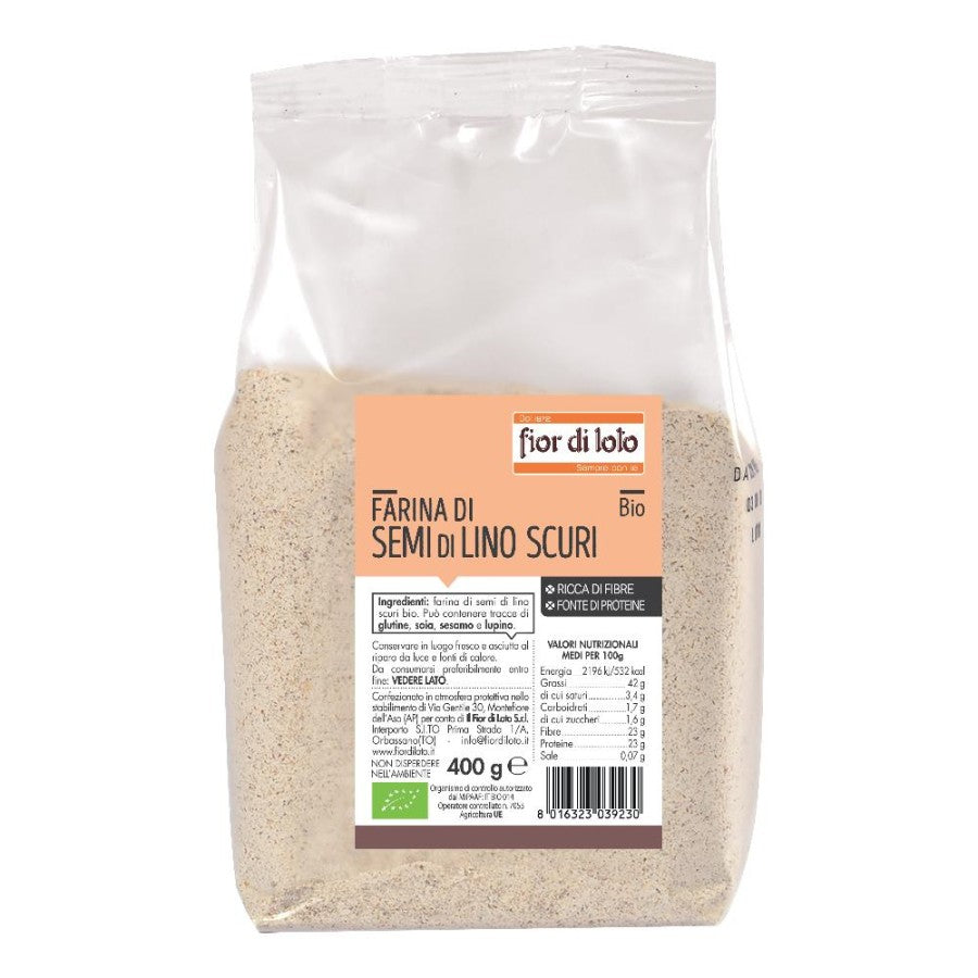 FARINA DI SEMI LINO SCURI BIO