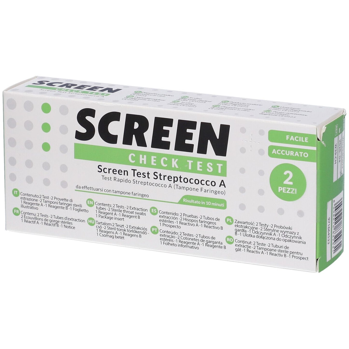 971664533 - SCREEN TEST STREPTOCOCCO 2PZ