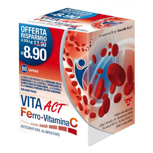 VITA ACT FERRO+VIT C 60CPS