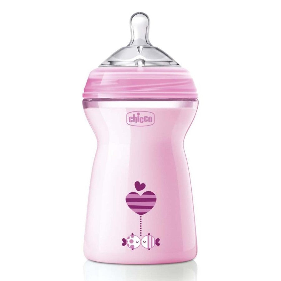 CH BIB NAT-FEEL 6M+ GIRL 330ML