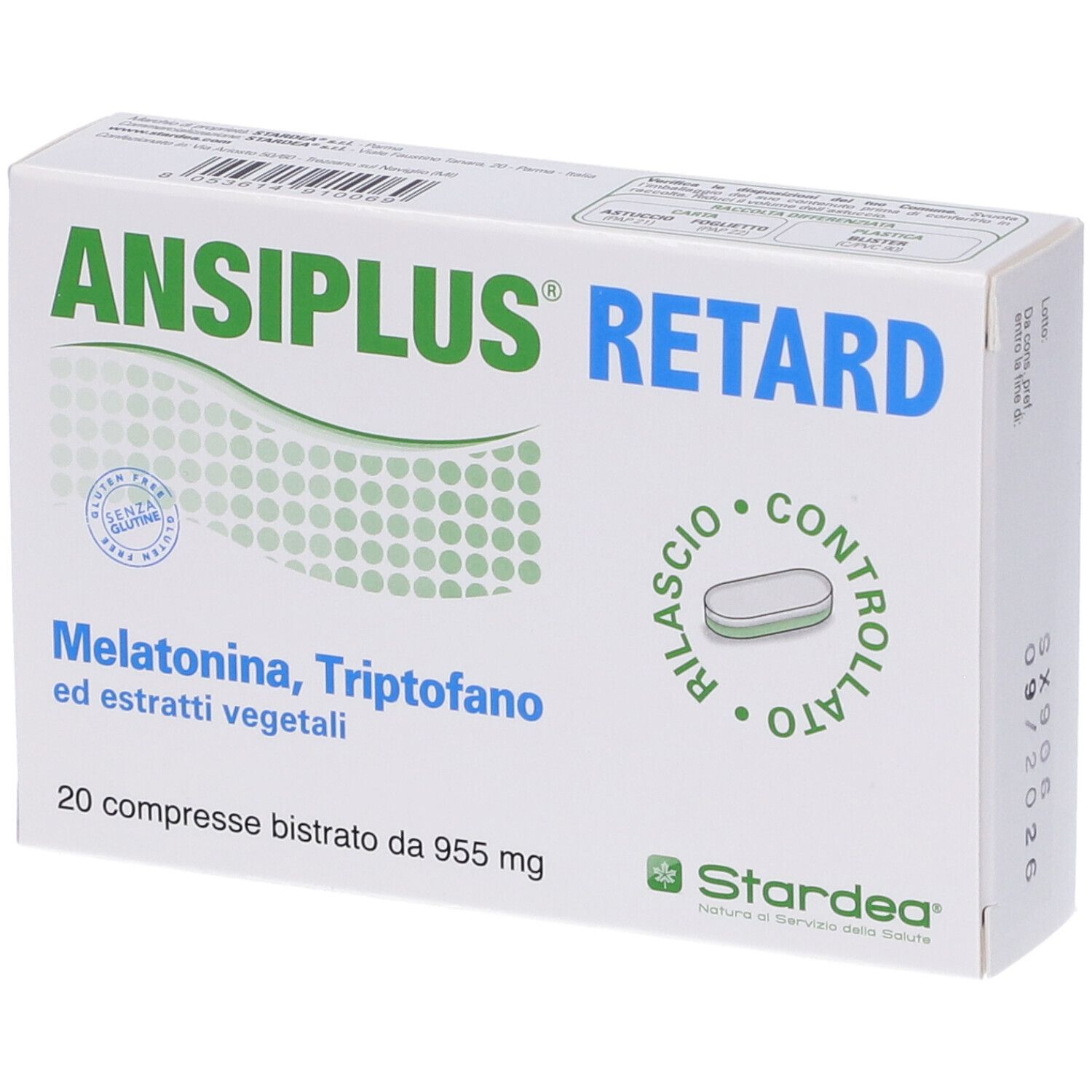 971970355 - ANSIPLUS RETARD 20CPR BISTRATO