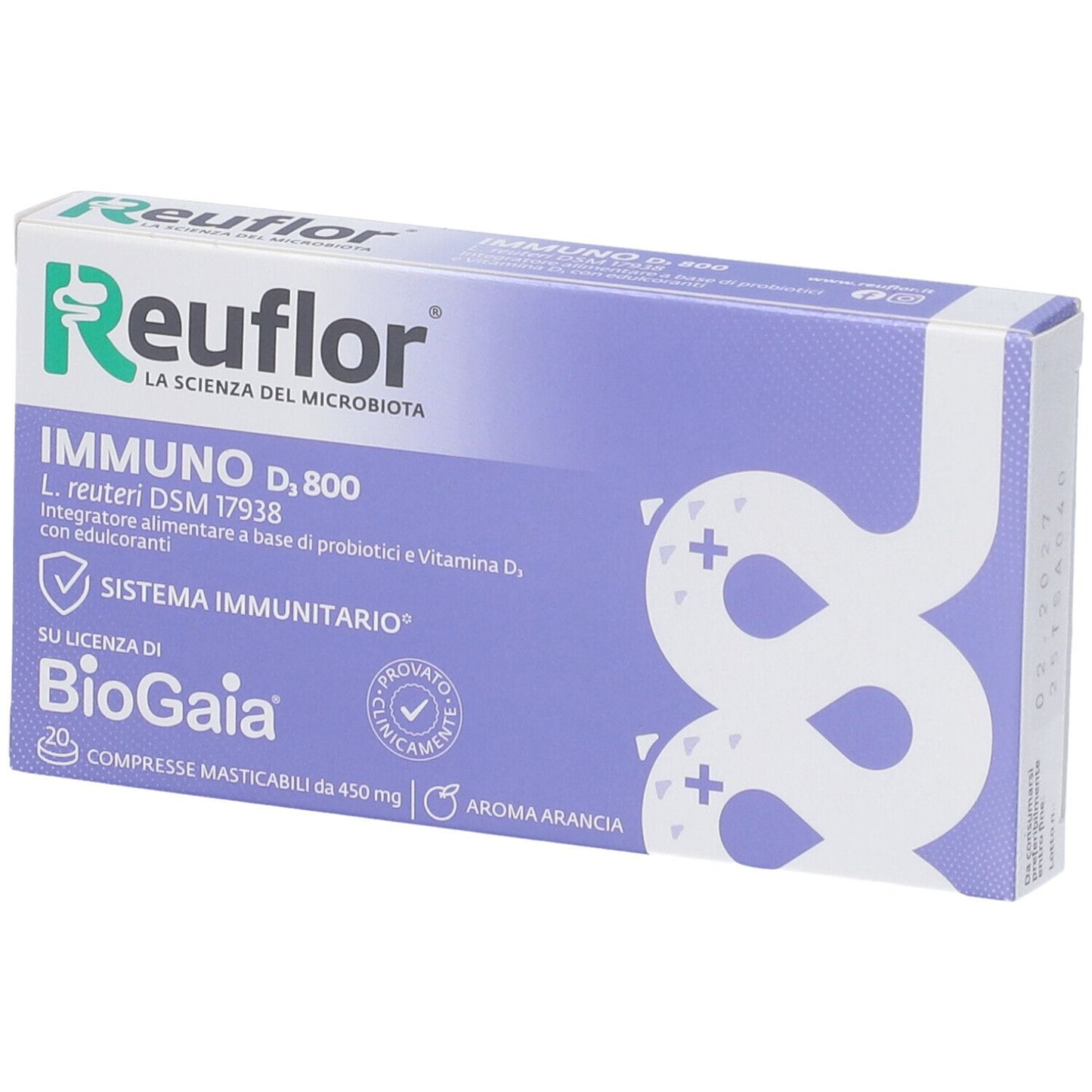 972000261 - REUFLOR D3 800 20CPR MASTIC