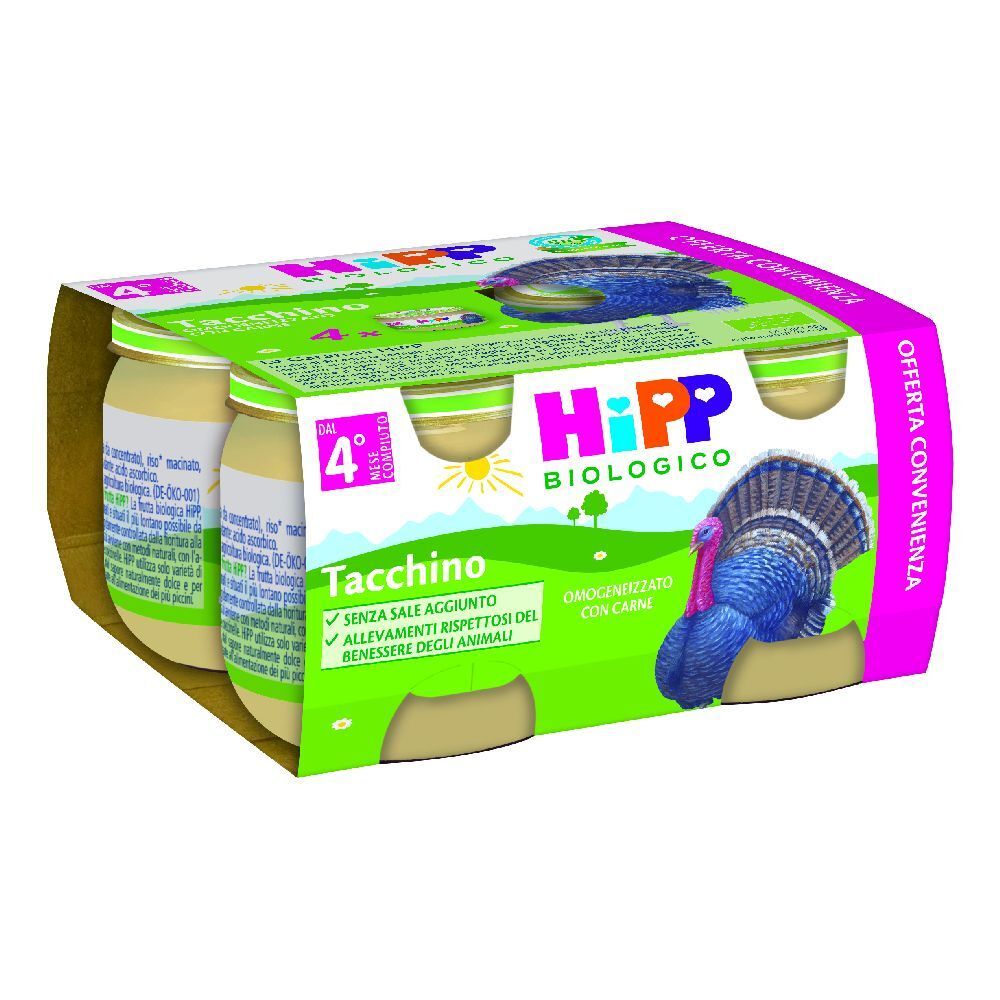 972192468 - HIPP BIO OMOG TACCHINO 4X80G