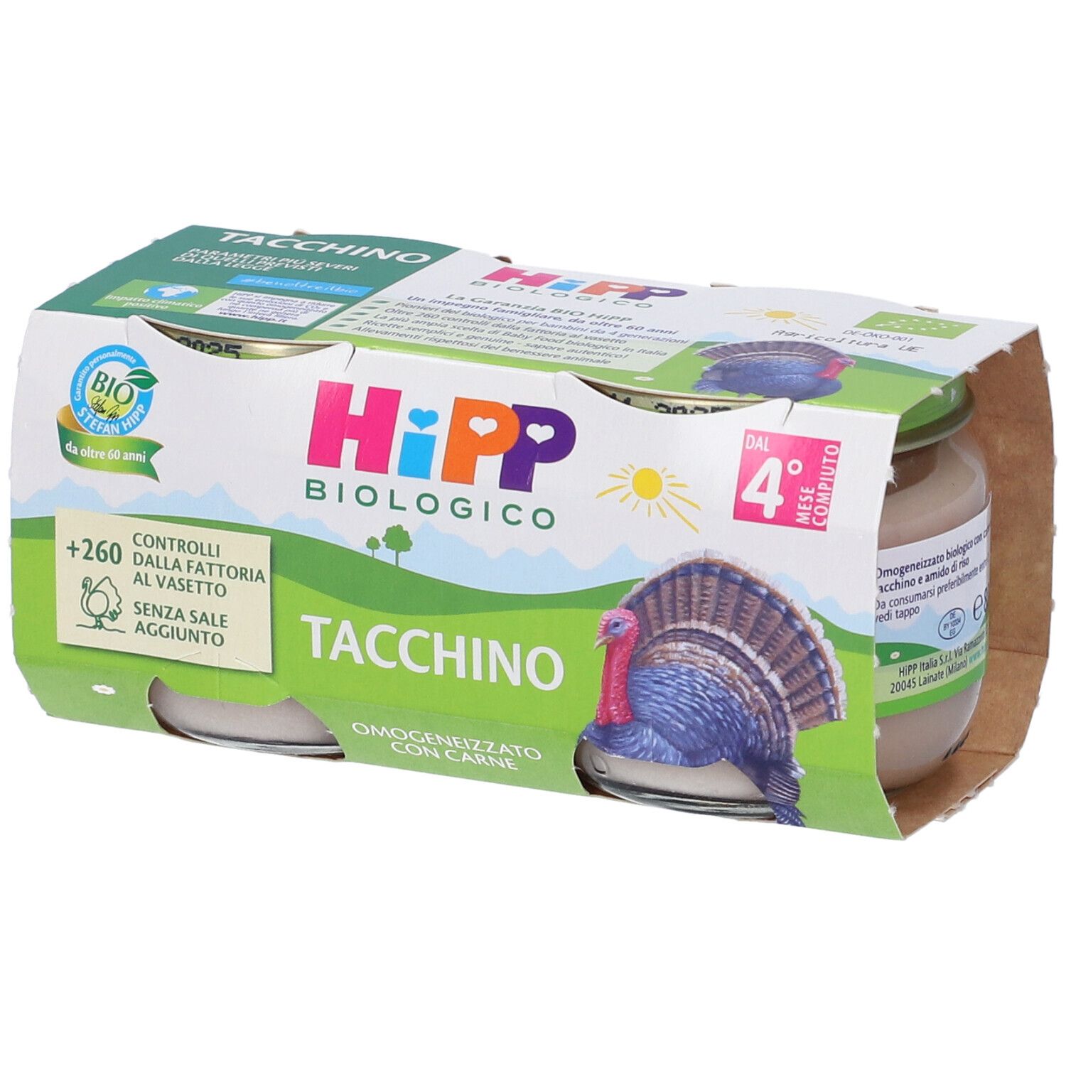 972192520 - HIPP BIO OMOG TACCHINO 2X80G