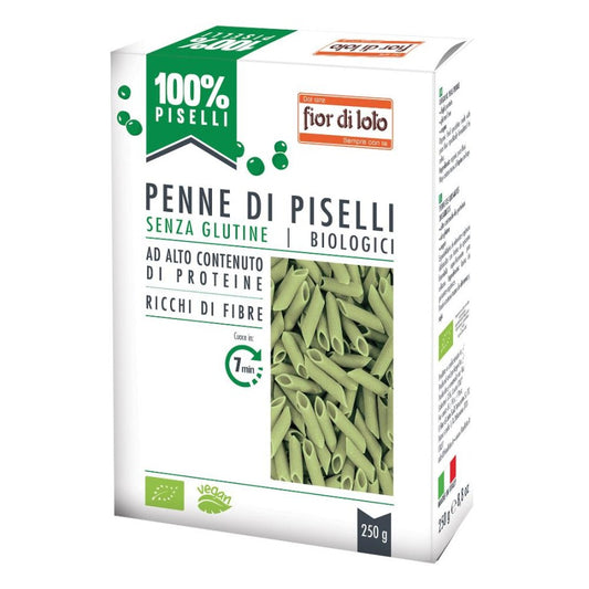 FIOR DI LOTO Penne Piselli Verdi 250g