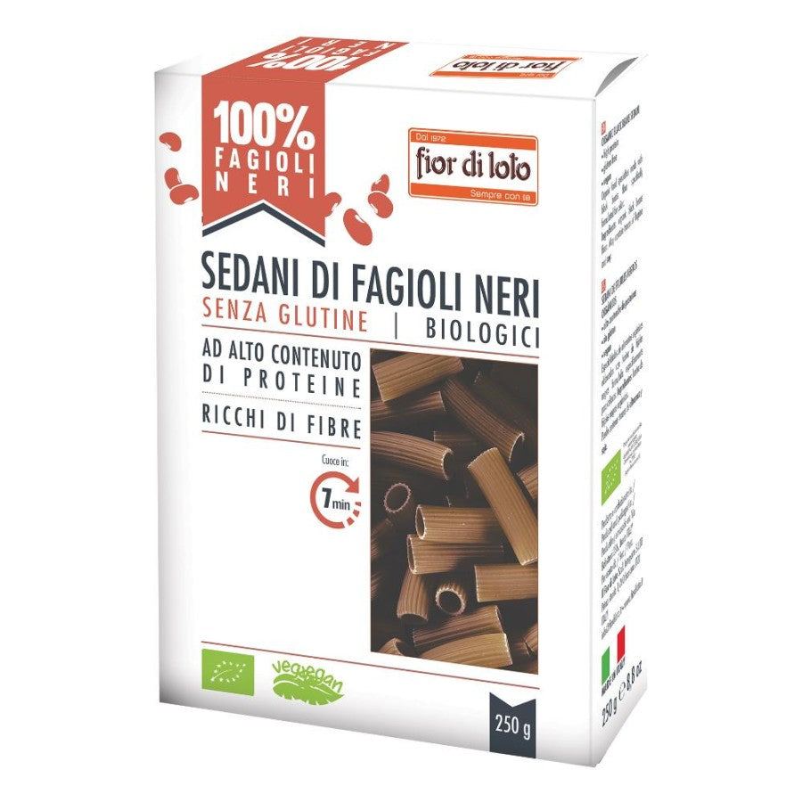 FIOR DI LOTO Sedani Fagioli Neri 250g