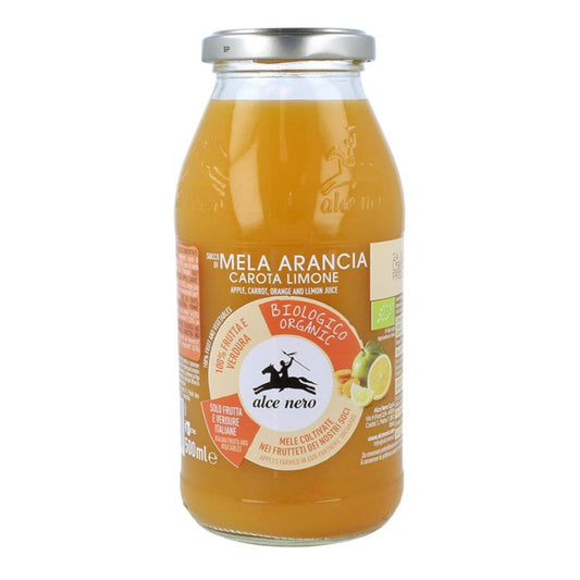 ALCE NERO Succo 100% Mela/Arancia/Car/Limone