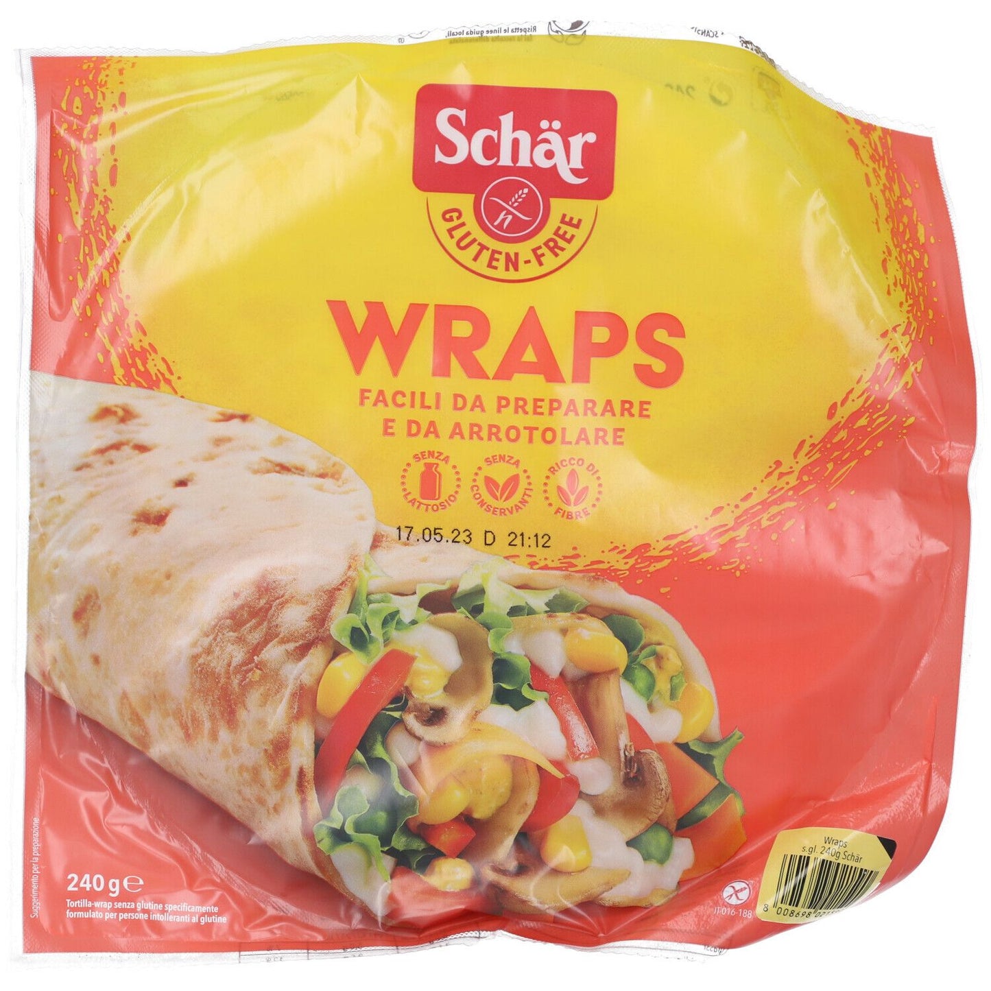 972761237 - SCHAR WRAPS PIADINA ARROT 240G